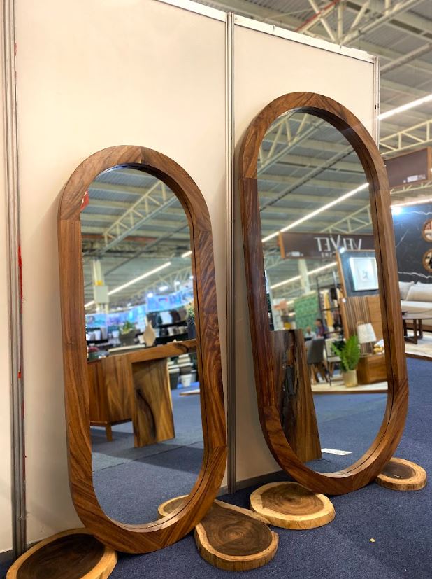 espejoxcaret, mueble de parota