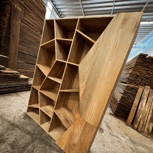 libreros, mueble de parota